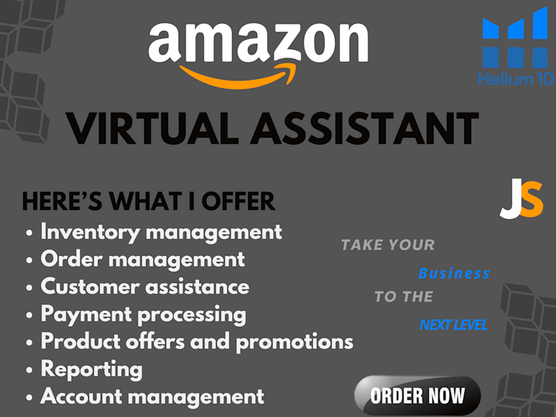 Cover image for I will be you expert Amazon virtual assistant