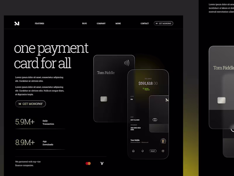 Cover image for One Payment Card for all Website