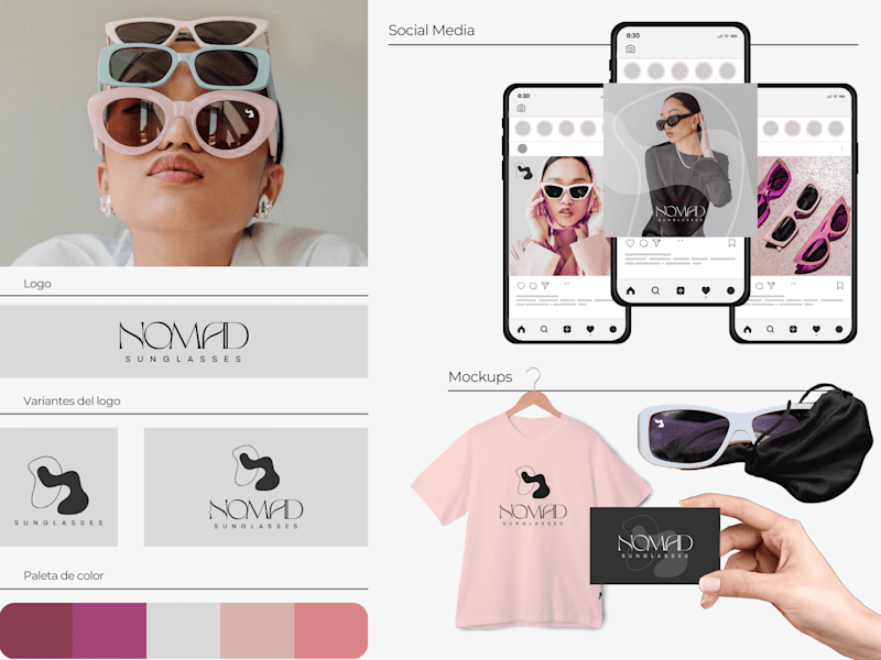 Cover image for Nomad Sunglasses Brand Identity