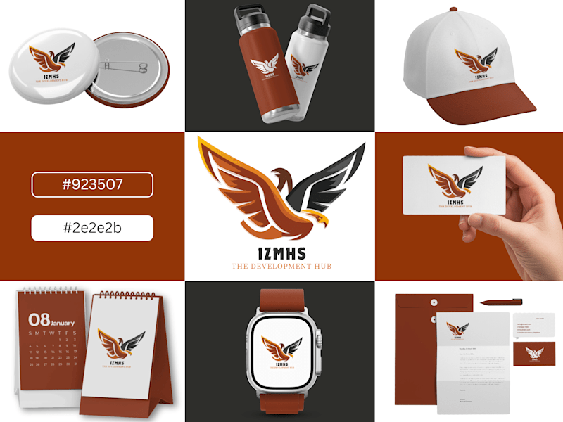 Cover image for Modern Logo Design (IZHMS Development Hub)