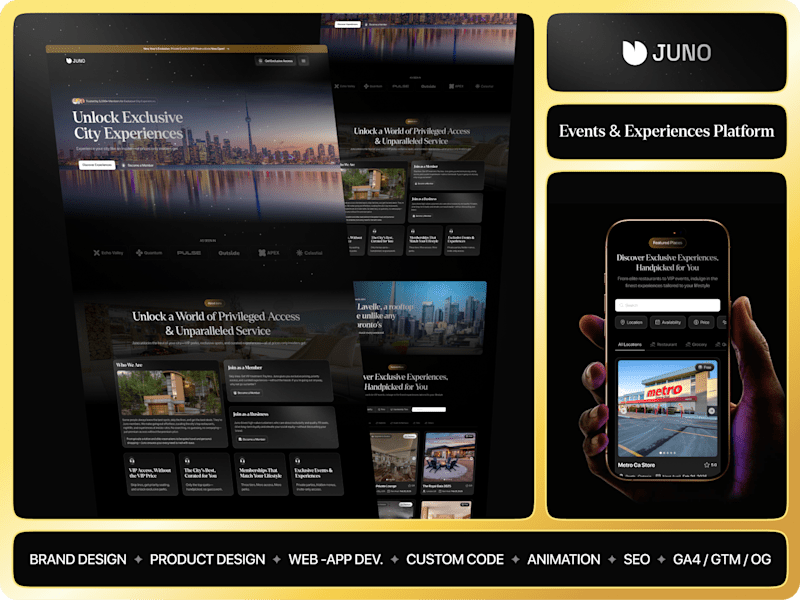 Cover image for Event Discovery Platform | Web Dev + Product Design 