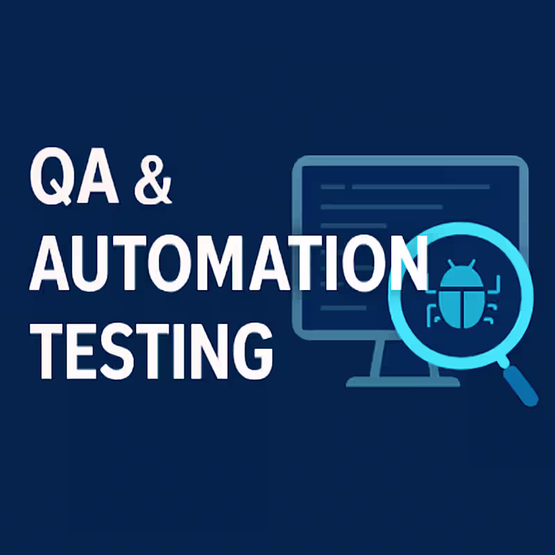 Cover image for Expert QA testing and automation testing for web and mobile