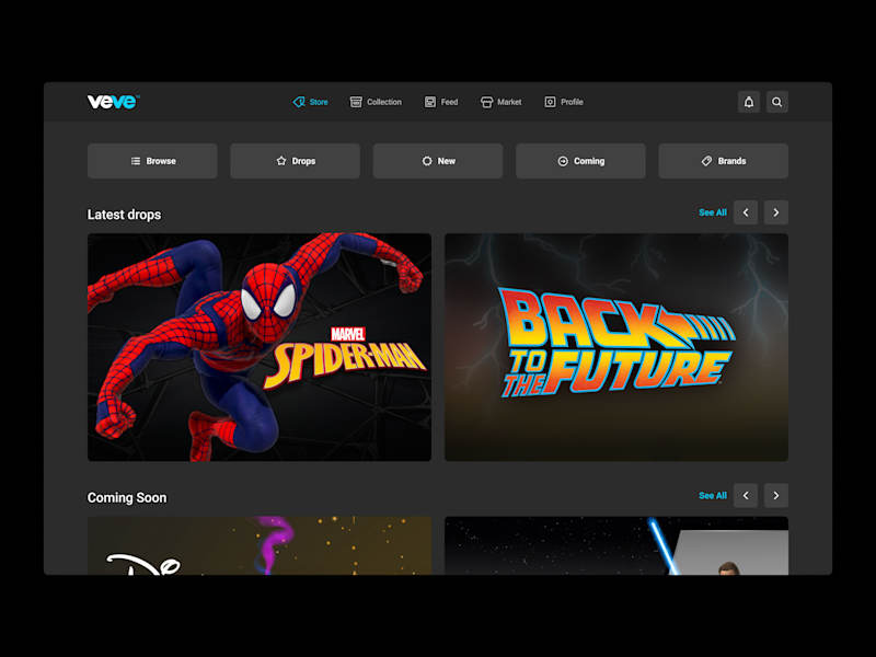 Cover image for VeVe - A premium platform for digital collectibles