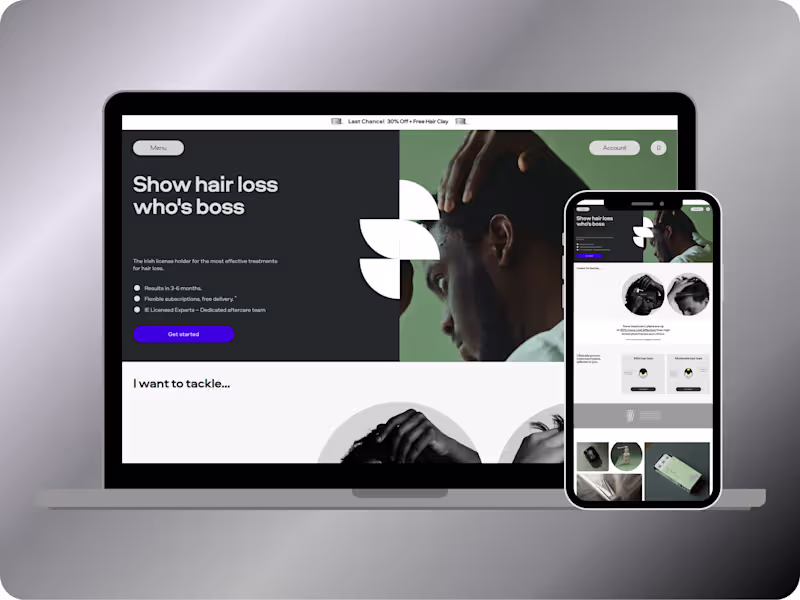 Cover image for Full Website Redesign for a Health & Wellness Brand