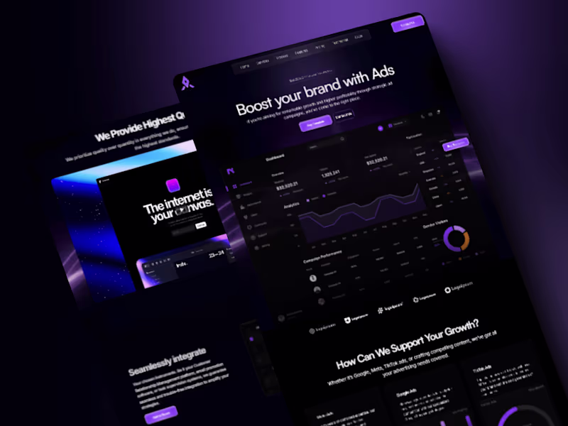 Cover image for Saadzy Saas Landing Page