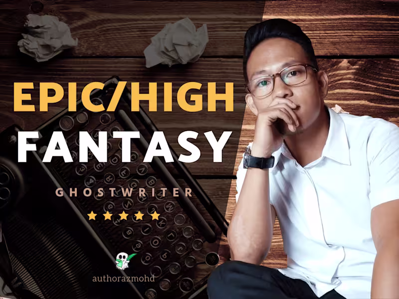 Cover image for Epic High Fantasy Novel Ghostwriting