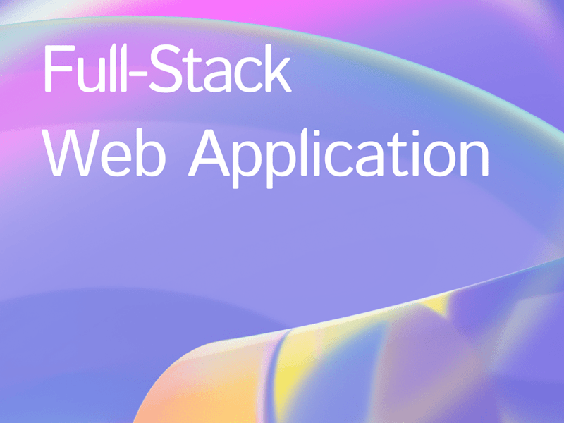 Cover image for Full-Stack Webpage