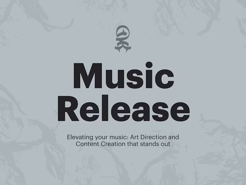 Cover image for Elevating your music: Art Direction and Content that stands out