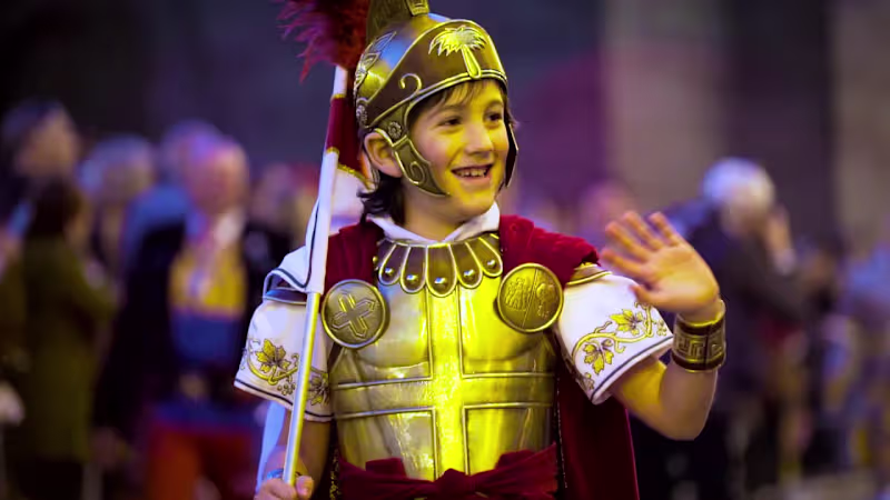 Cover image for Moors and Christians parade, Spain