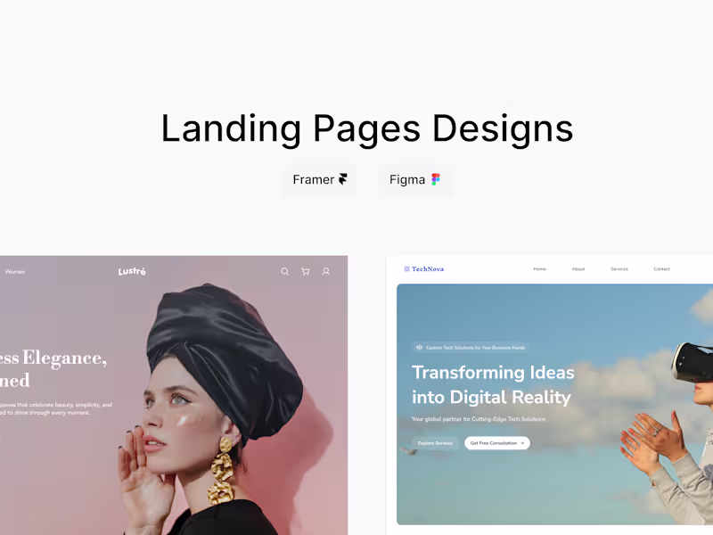 Cover image for High-Converting Framer Landing Pages