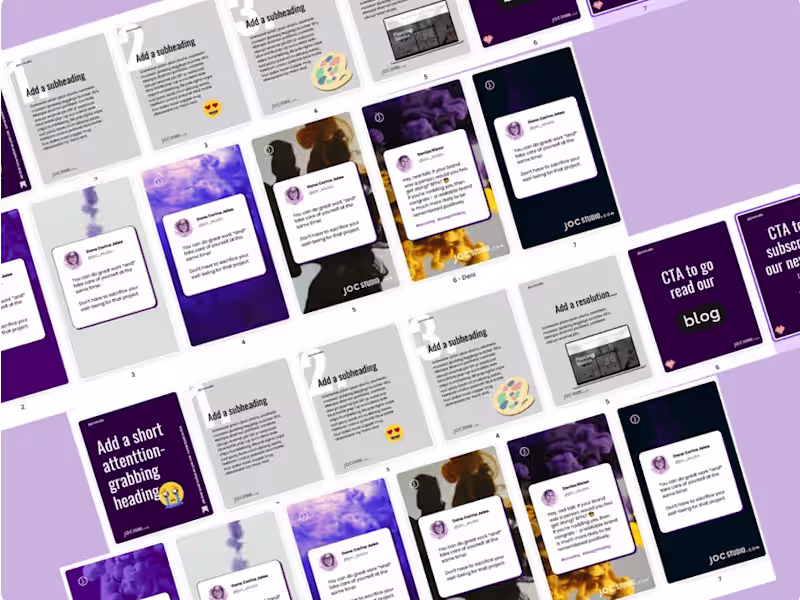 Cover image for Social Media Carousel templates