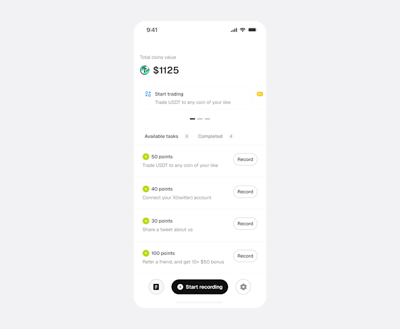 Cover image for Rewards & Task Screen