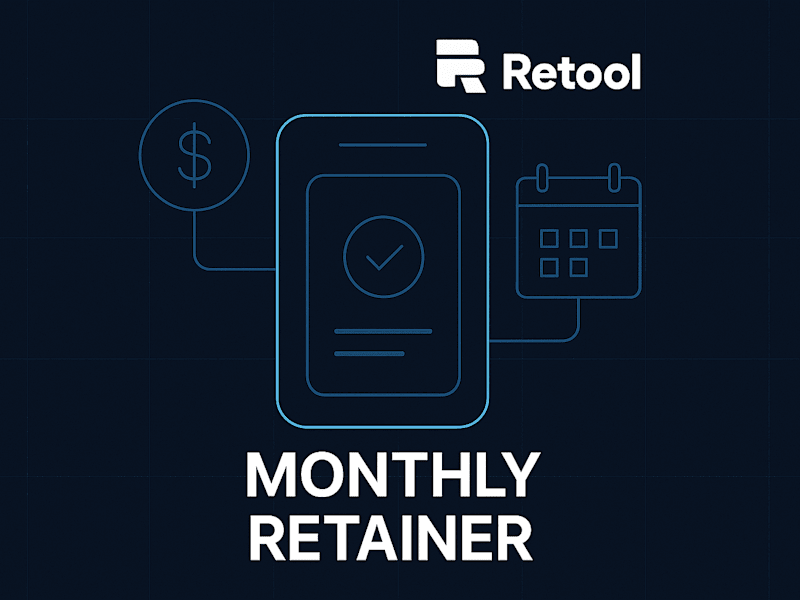 Cover image for Retool Consultancy and Development - Monthly Retainer. 