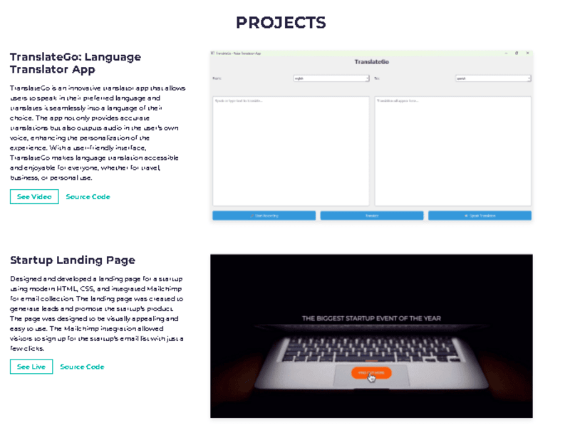 Cover image for Portfolio Website