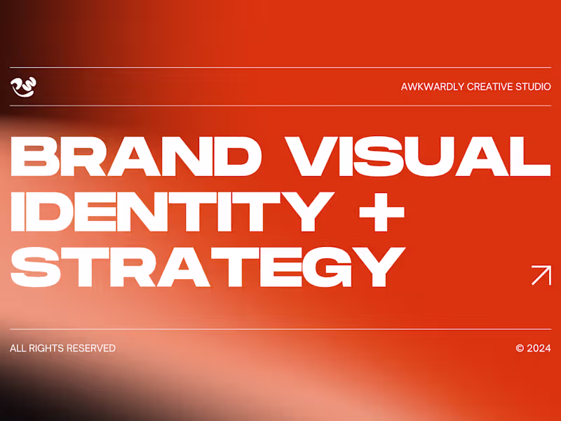 Cover image for Brand Visual Identity Design + Strategy