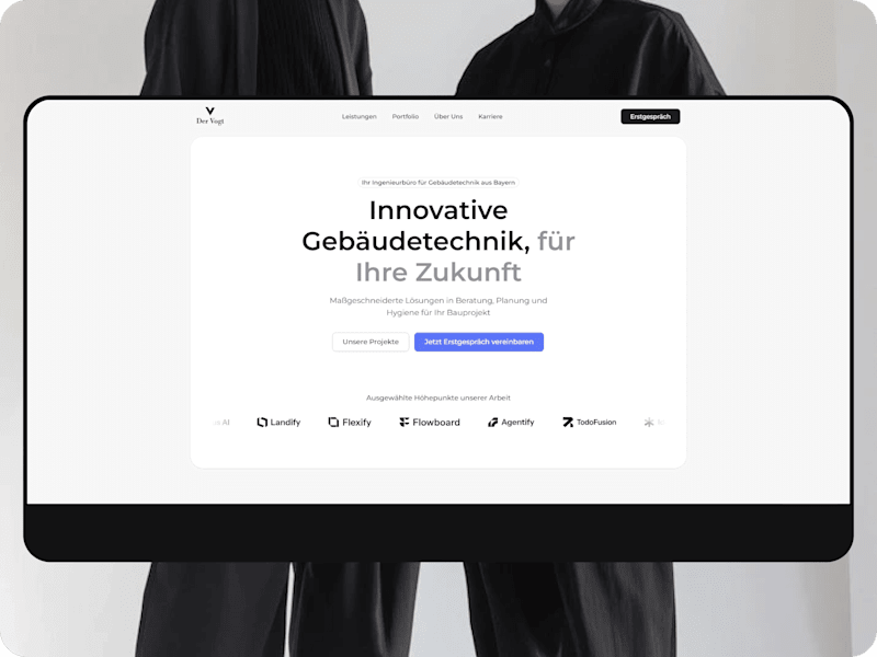 Cover image for Web Design for Der Vogt