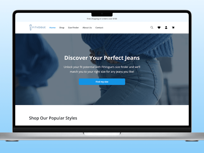Cover image for FitVogue (E-Commerce Site)