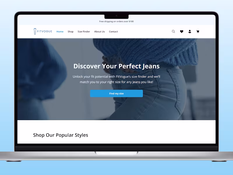 Cover image for FitVogue (E-Commerce Site)