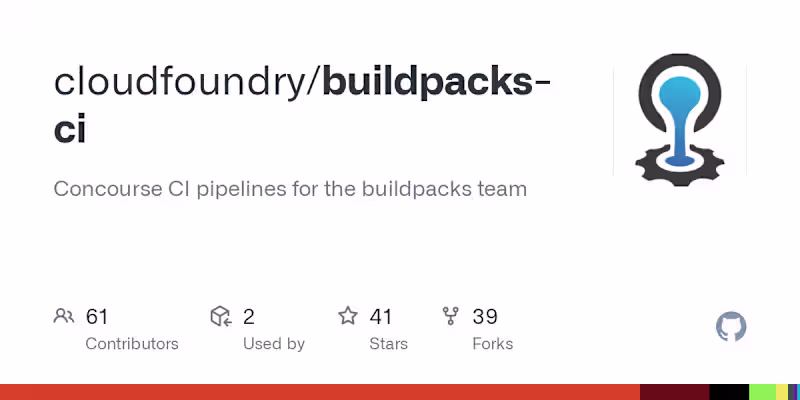 Cover image for Cloud Foundry Buildpacks Concourse Deployment
