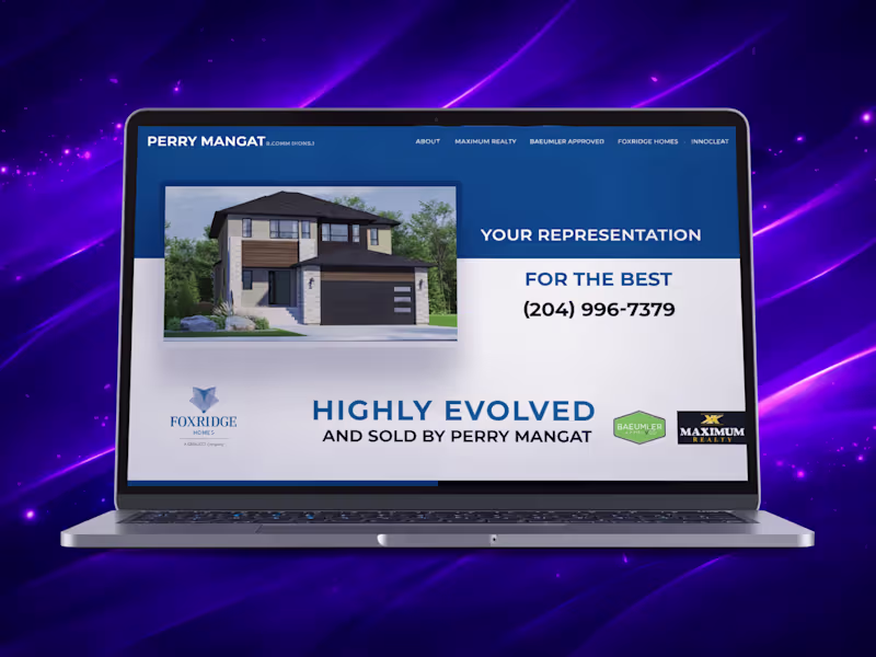 Cover image for Figma to Framer Website Design & Development for Perry Mangat