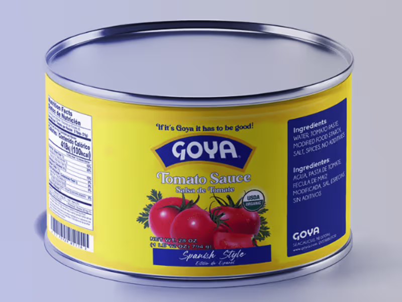 Cover image for Tomato Sauce Re-Brand: Goya