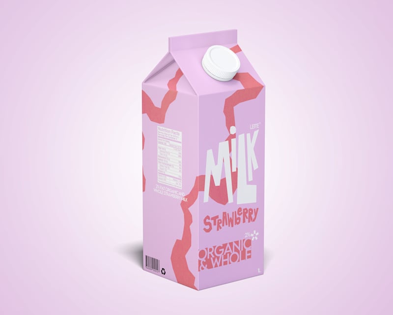 Cover image for Milk packaging design 