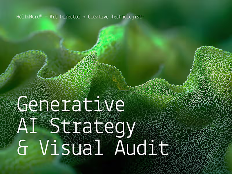 Cover image for Generative AI Strategy & Visual Audit