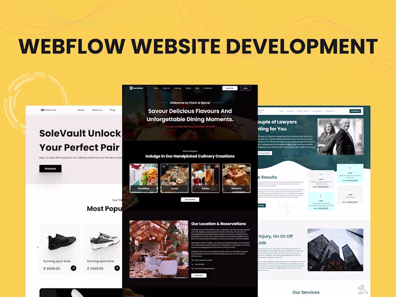 Cover image for Webflow Website Development