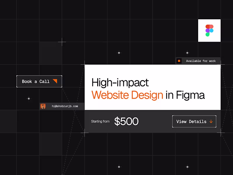 Cover image for High-Impact Website Design in Figma