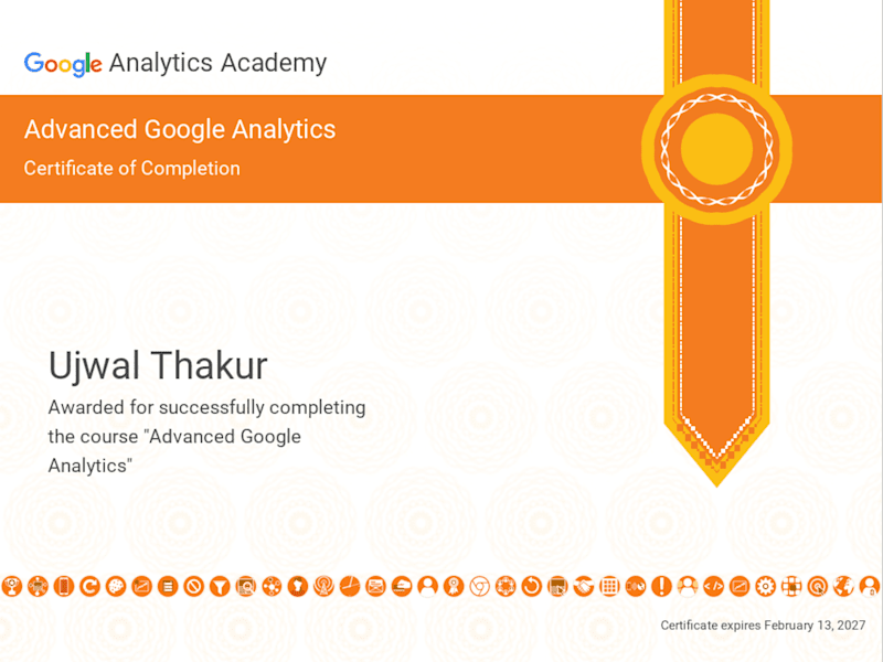 Cover image for Advance Google Analytics 