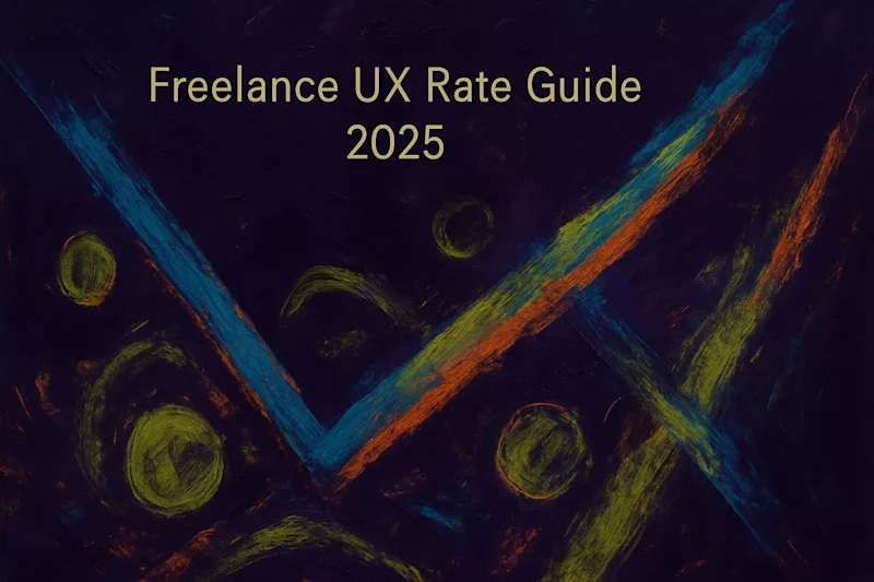 Cover image for Freelance UX Rate Guide 2025: Pricing Your Design Services for Profit & Value