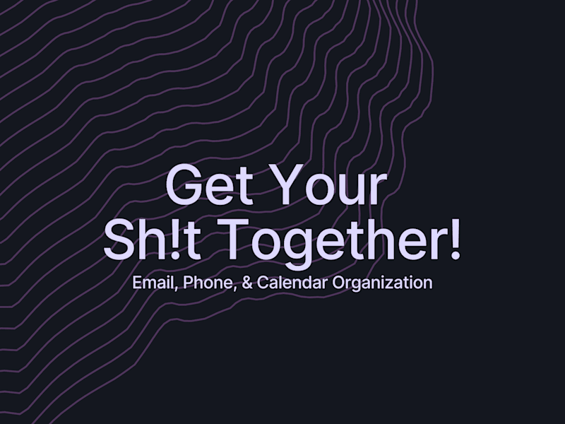 Cover image for Get your time back- Email & Calendar Management