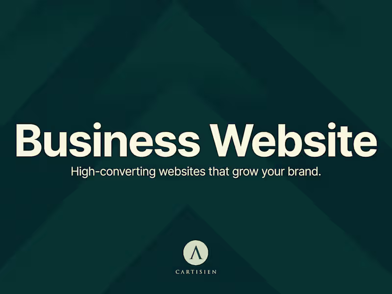 Cover image for Business Website Design
