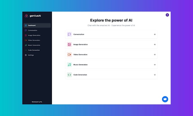 Cover image for AI Chatbot Application