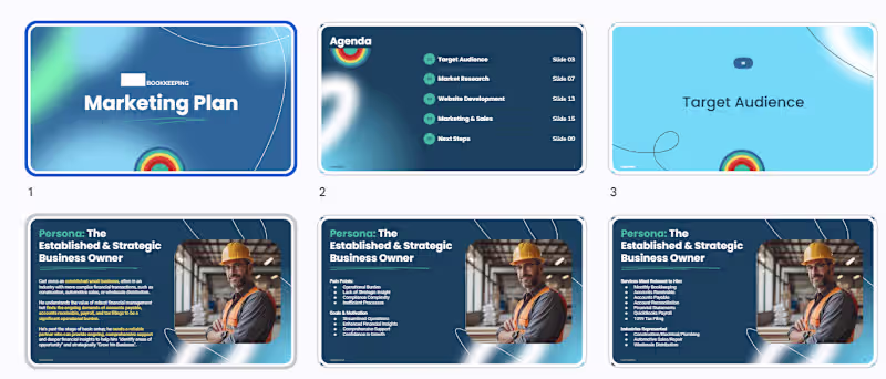 Cover image for Marketing Plan for Bookkeeping Service in Construction