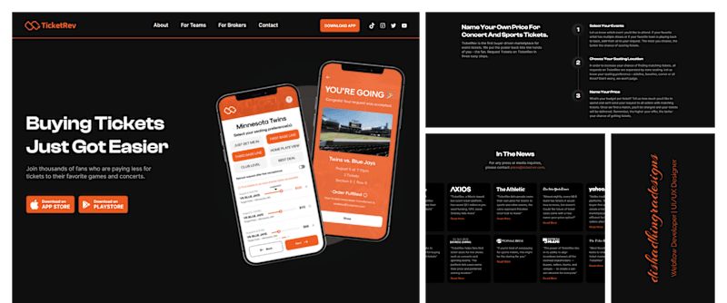 Cover image for TicketRev | Webflow Development