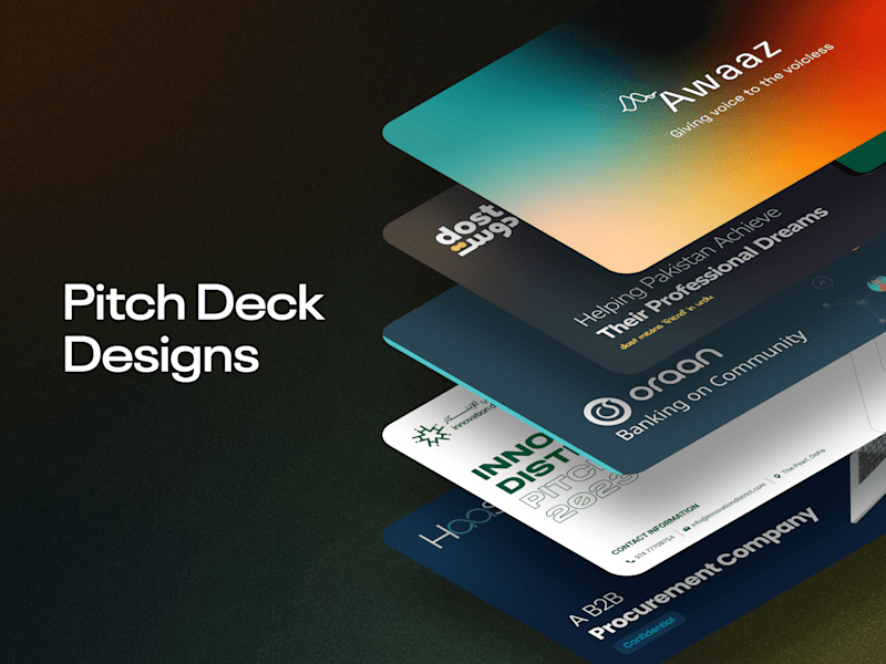 Cover image for From Boring to Captivating: Pitch Deck Designs for startups