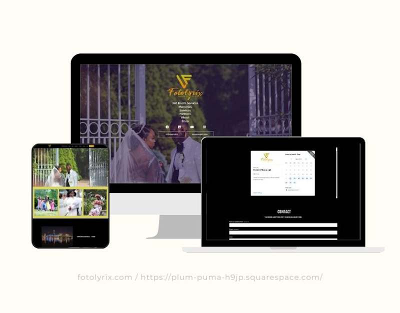 Cover image for 360 Photo Booth & Photography Services Website