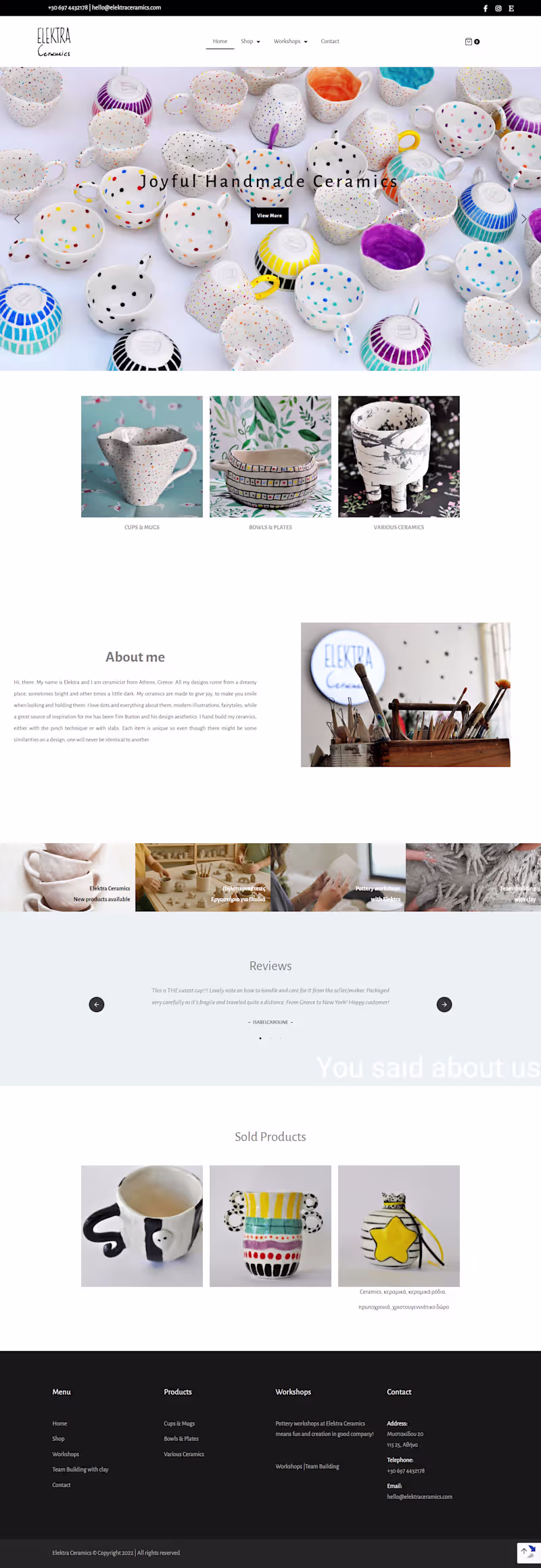 Cover image for Elektra Ceramics is the personal