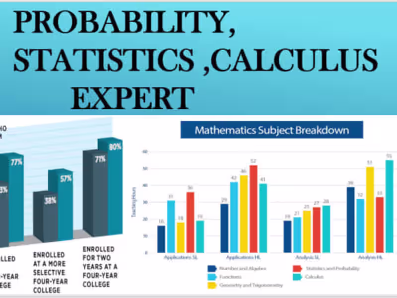 Cover image for Professional Statistics Tutor and Assignment Helper