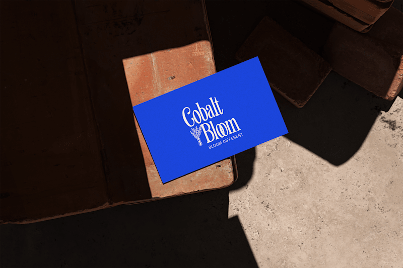Cover image for Cobalt Bloom – Brand Identity & Packaging System