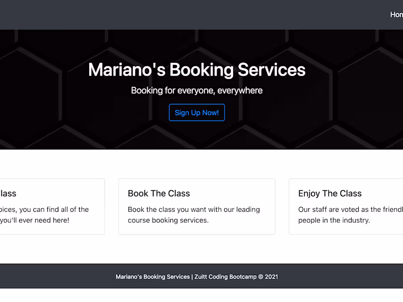 Cover image for Booking Application