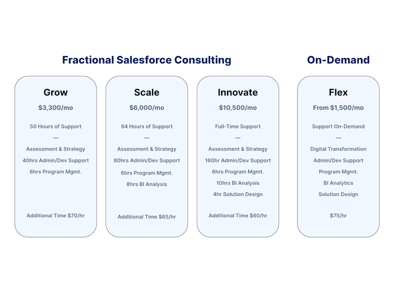 Cover image for Fractional Salesforce Team Implementation 