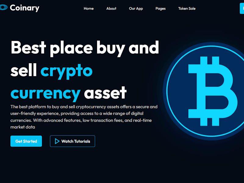 Cover image for Coinary - Best Place Buy and Sell Crypto