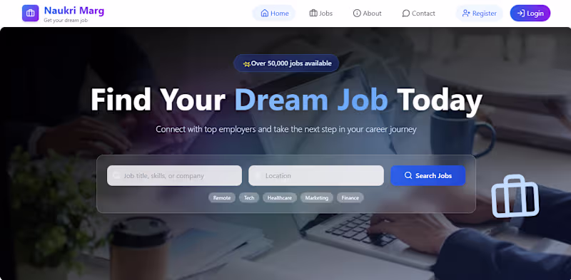 Cover image for Online Job Portal | Find your dream job