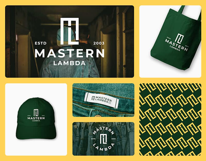 Cover image for MASTERN LAMBDA Fashion brand logo and brand identity :: Behance