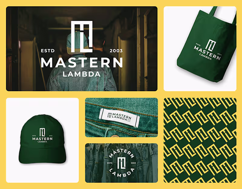 Cover image for MASTERN LAMBDA Fashion brand logo and brand identity :: Behance