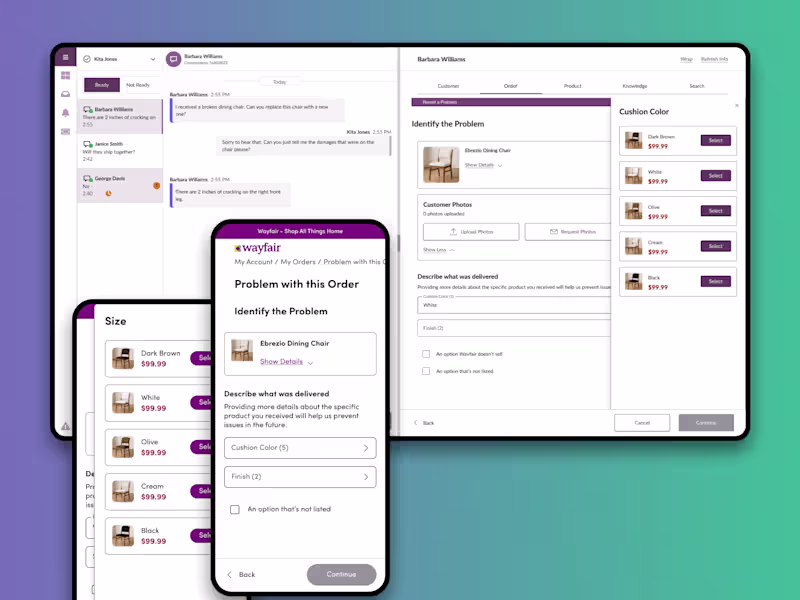 Cover image for Wayfair • Report a Problem Workflow
