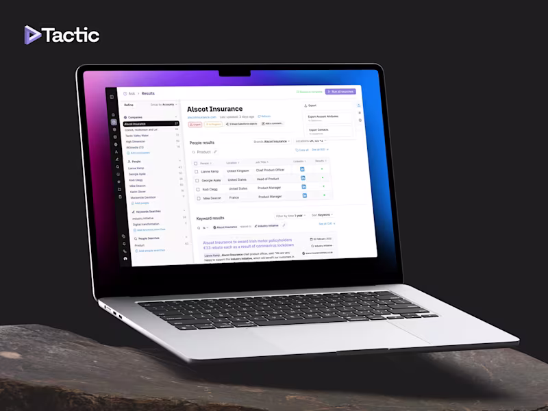 Cover image for Keeping Tactic moving after their designer left