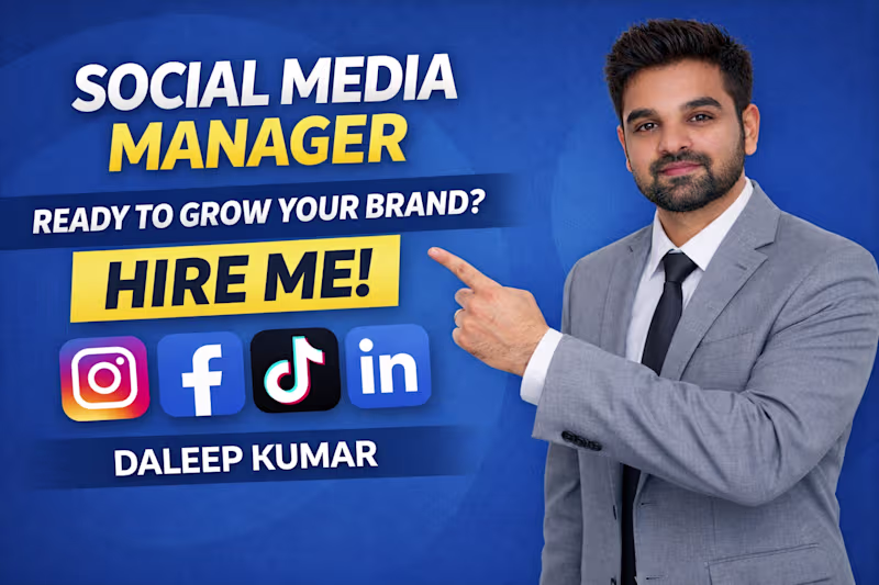 Cover image for Social Media Manager 